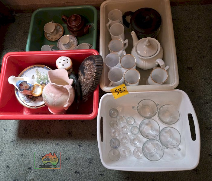 (12389) 4x Tubs of Assorted Crockery - photo 2