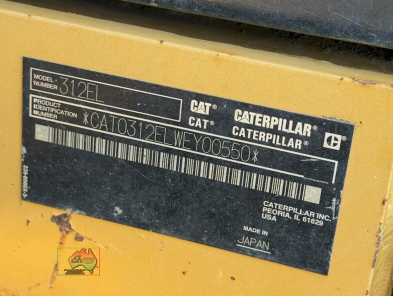 (12739) 2016 Cat 312-E, 15 Ton Excavator (VIN: CAT0312ELWEY00550) - photo 4