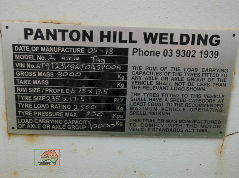 (12774) 2018 Panton Hill Plant Trailer (Near New) - photo 11
