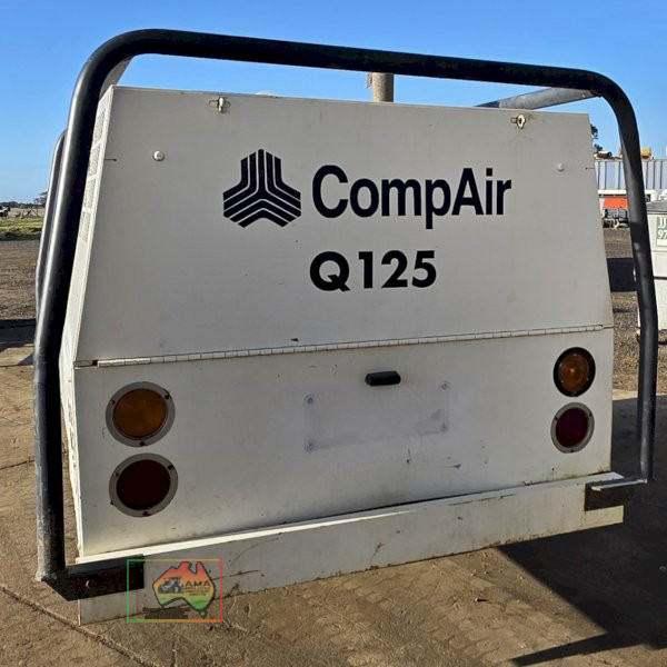 (9782) Compair Q125 125CFM Diesel Rotary Screw Compressor + Hose Reel & Blowgun - photo 4