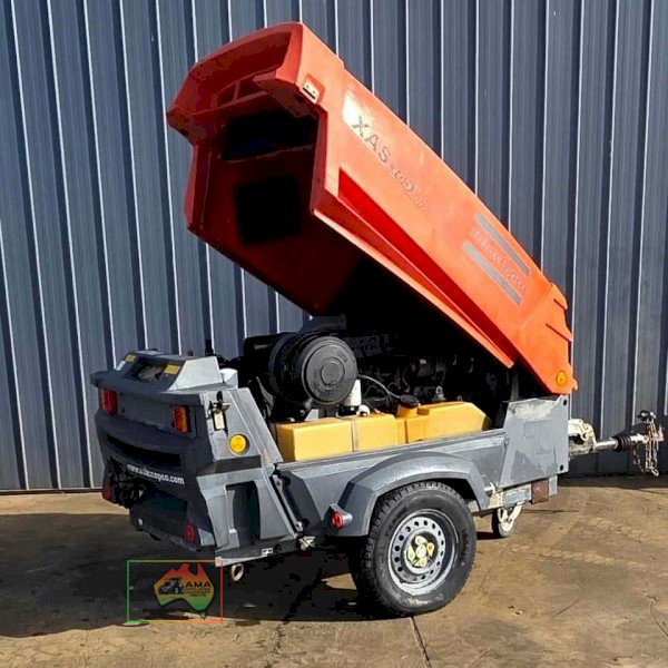 (9820) Atlas Copco XAS 185 Aftercooled Diesel Air Compressor + Blowgun & 20m ¾″ Hose - photo 4