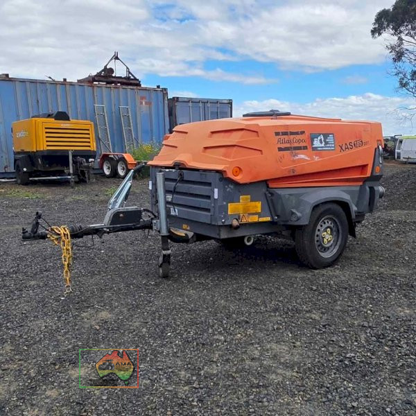 (10152) Atlas Copco Xas 185 - Aftercooled Air Compressor - photo 2